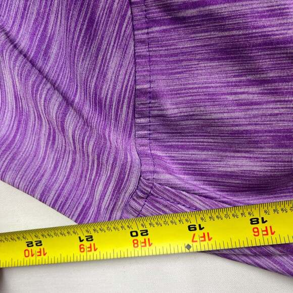 FootJoy Lisle Golf Polo Men's Purple Space Dye Stretch Wicking Fairway Shirt - Picture 4 of 9